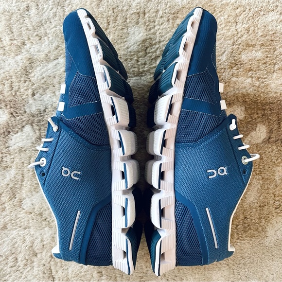 On Running Blue and White Sneakers - Picture 3 of 15